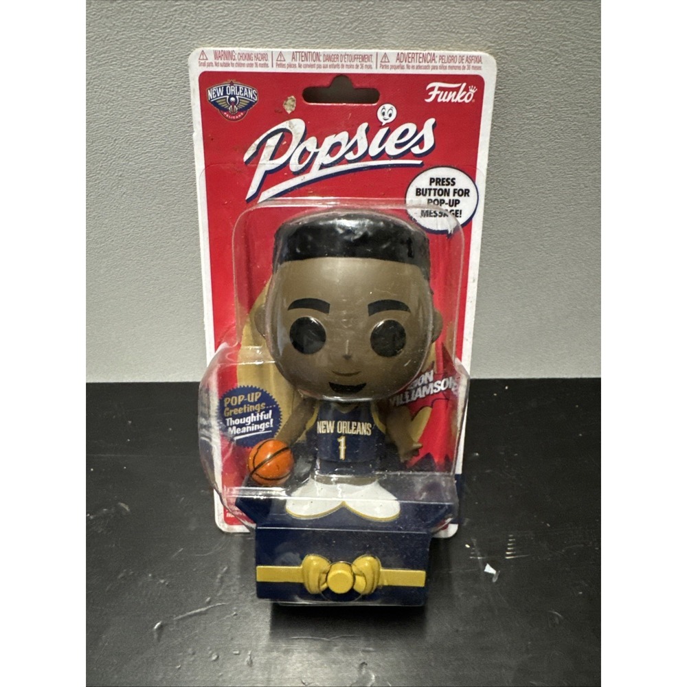 ⛹🏾 FUNKO POPsies Zion Williamson 🏀 NBA Pelicans 🆕 BRAND NEW ✅ SEALED LICENSED - Picture 4 of 4